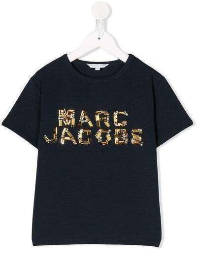 Little Marc Jacobs футболка с декорированным логотипом W15500849