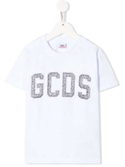 Gcds Kids футболка с логотипом и блестками 22738
