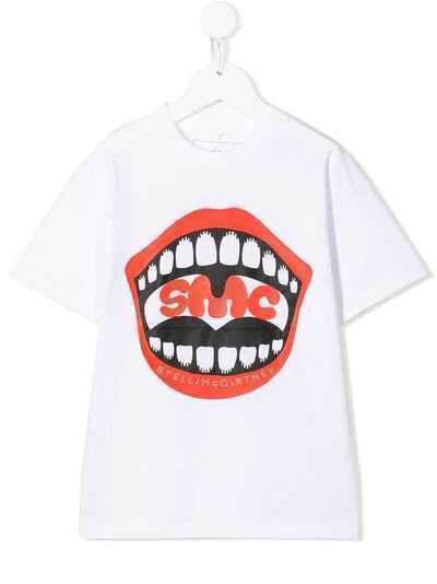 Stella McCartney Kids футболка с графичным принтом 566458SNJ529082