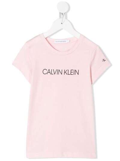 Calvin Klein Kids футболка с логотипом IG0IG00380TBV