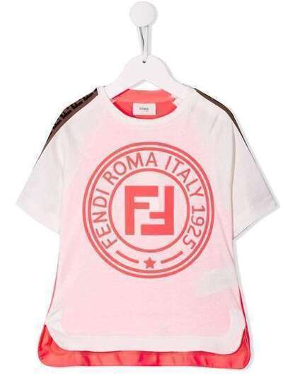 Fendi Kids футболка с логотипом FF JFI1717AJ