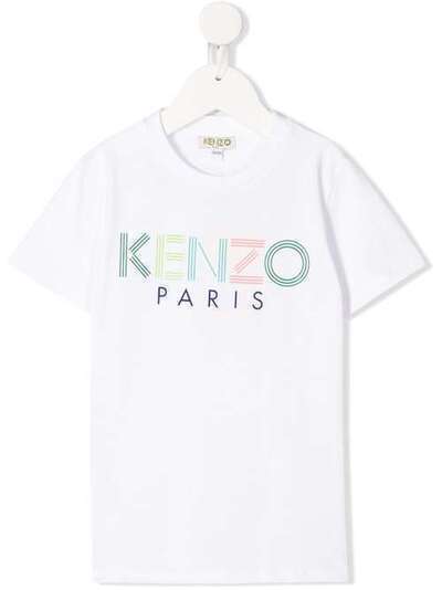 Kenzo Kids футболка с логотипом KQ10638