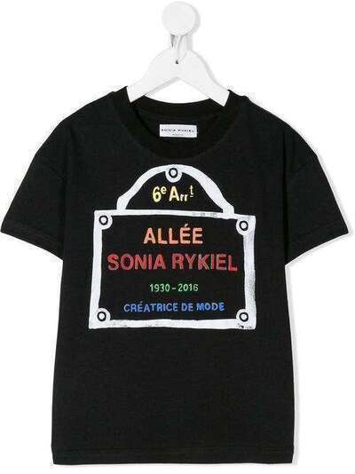 SONIA RYKIEL ENFANT футболка с короткими рукавами и логотипом 20S1TS09