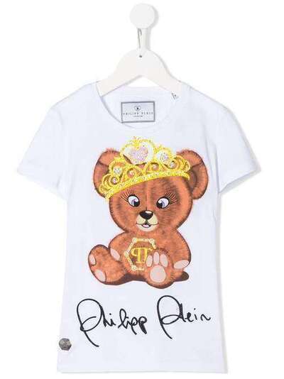 Philipp Plein Junior футболка с принтом S20CGTK0474PJY002N