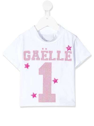 Gaelle Paris Kids футболка с логотипом 2746M0123