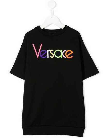Young Versace футболка с логотипом YVFAB454YFE130