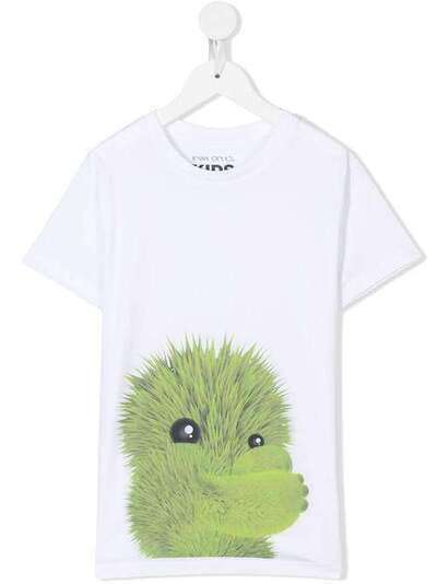 Ioana Ciolacu Kids monster print T-shirt IDK18TEE05GRNGREENMONSTER