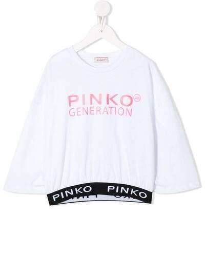 Pinko Kids футболка с принтом Generation 22264