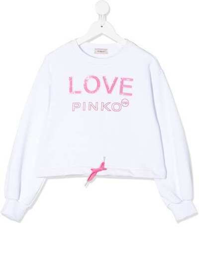 Pinko Kids футболка с логотипом 24579