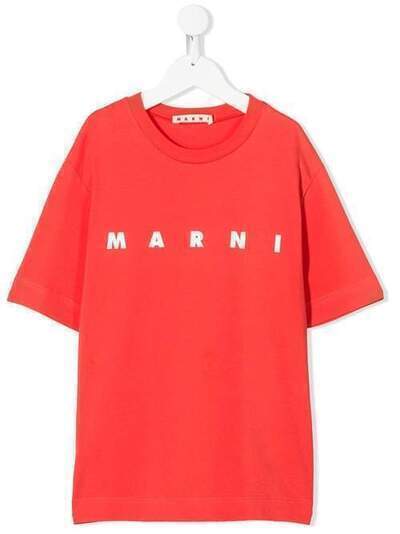 Marni Kids футболка свободного кроя с логотипом UKMBM002MVBK0C7