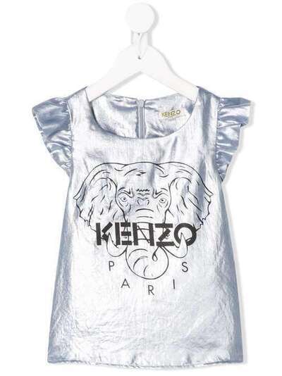 Kenzo Kids топ с эффектом металлик KQ12028