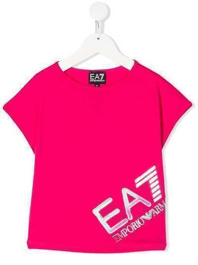 Emporio Armani Kids футболка с логотипом 3HFT54FJ22Z