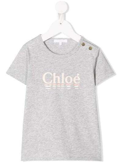 Chloé Kids футболка с логотипом C15B26A06