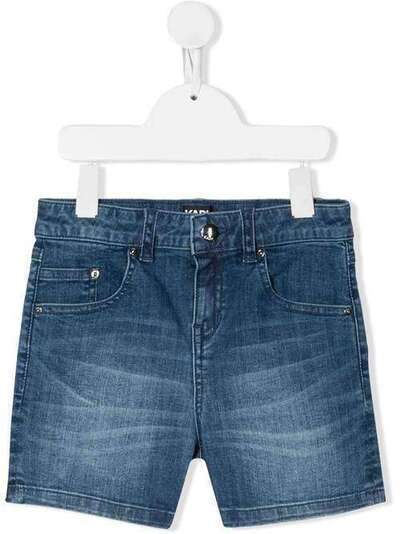 Karl Lagerfeld Kids джинсовые шорты кроя слим Z14121Z02