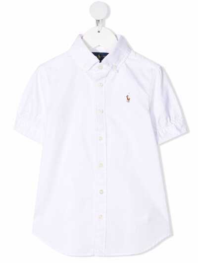 Ralph Lauren Kids рубашка с короткими рукавами и логотипом Polo Pony
