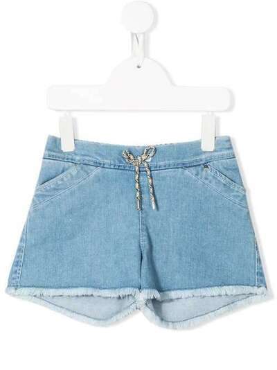 Chloé Kids джинсовые шорты с кулиской C14608Z10