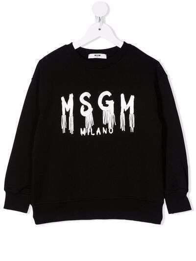 MSGM Kids толстовка с логотипом