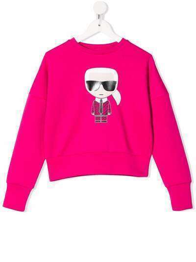 Karl Lagerfeld Kids толстовка с принтом Karl