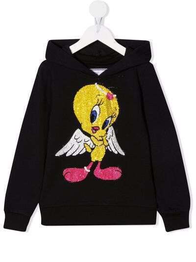 Philipp Plein Junior декорированная толстовка Looney Tunes