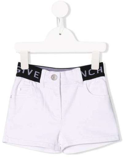 Givenchy Kids шорты с логотипом на поясе H1405110B