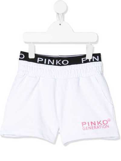 Pinko Kids шорты с логотипом 22267