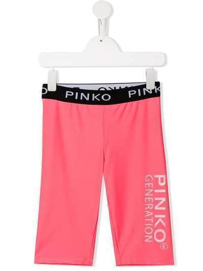 Pinko Kids облегающие шорты с логотипом 22265