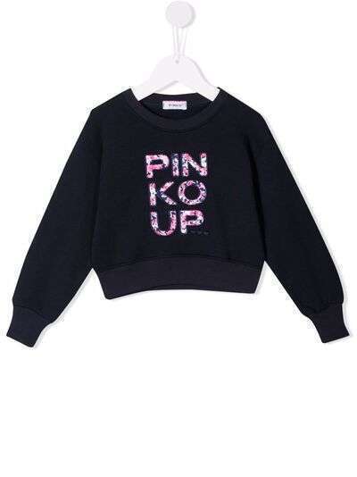 Pinko Kids толстовка с логотипом