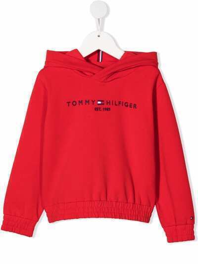 Tommy Hilfiger Junior худи с вышитым логотипом