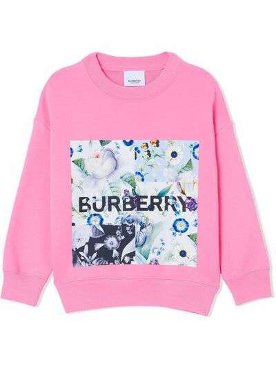 Burberry Kids толстовка с логотипом