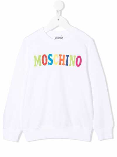 Moschino Kids толстовка с логотипом