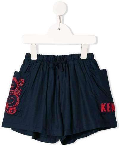 Kenzo Kids шорты с вышивкой KP26018