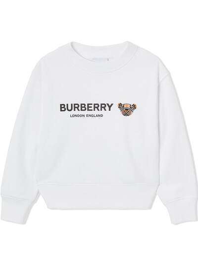 Burberry Kids толстовка с узором Thomas Bear