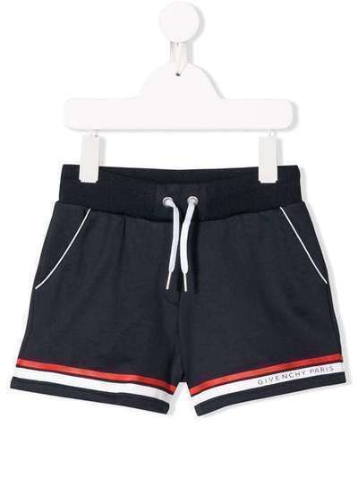 Givenchy Kids шорты с полосками H14057849
