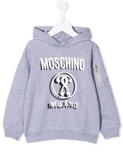 Moschino Kids худи с логотипом