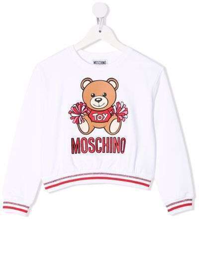 Moschino Kids свитер с принтом Teddy Bear