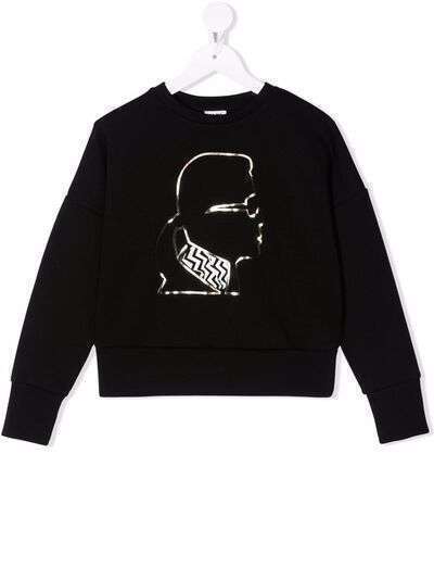 Karl Lagerfeld Kids толстовка с логотипом Karl