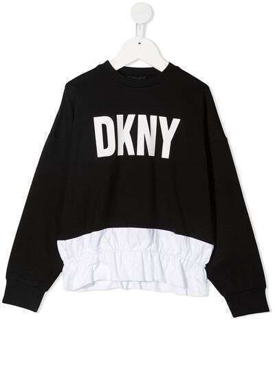 Dkny Kids толстовка в стиле колор-блок