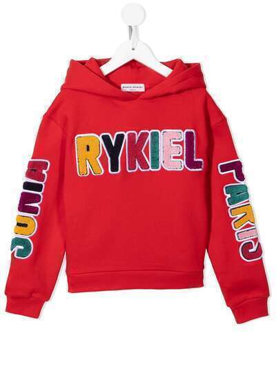 SONIA RYKIEL ENFANT худи с нашивкой-логотипом