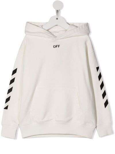 Off-White Kids худи с логотипом