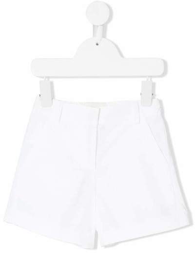 Fendi Kids шорты в стиле кэжуал с заплаткой с логотипом JFF088SUM