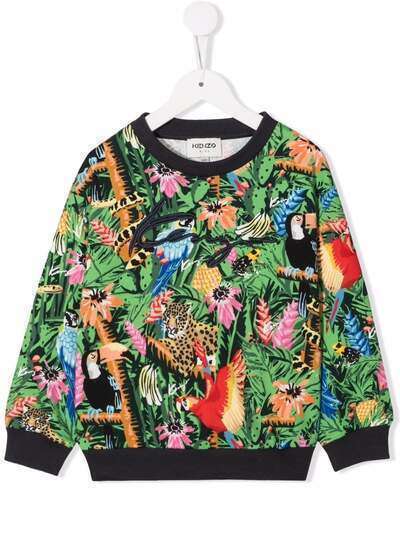 Kenzo Kids толстовка с принтом