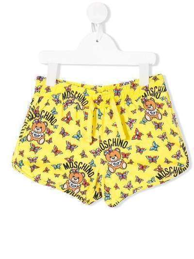 Moschino Kids плавки-шорты с логотипом Toy Teddy HDQ006LBB27