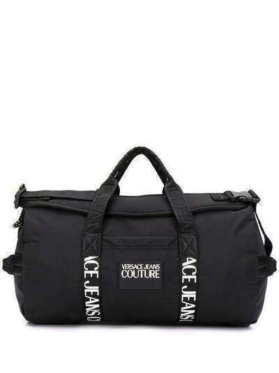 Versace Jeans Couture дорожная сумка с контрастным логотипом E1YVBB0771426