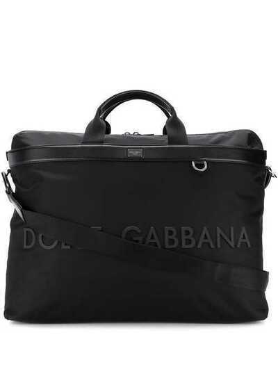 Dolce & Gabbana дорожная сумка с логотипом BM1624AZ675
