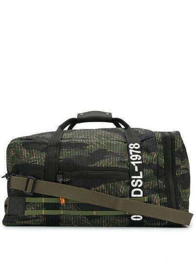 Diesel дорожная сумка с камуфляжным принтом X05493P3041