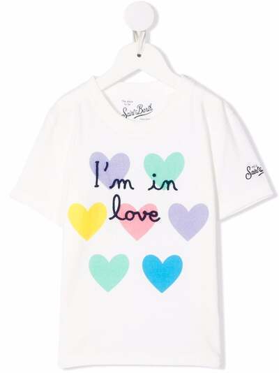 MC2 Saint Barth Kids футболка с вышивкой