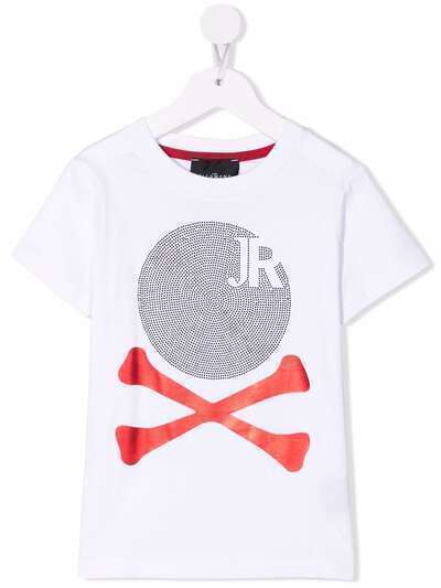 John Richmond Junior logo-embellished cotton T-shirt