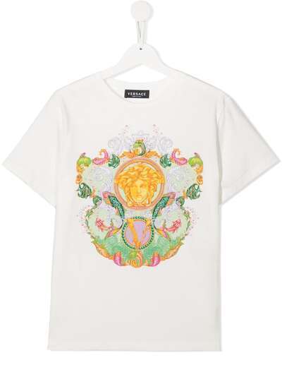 Versace Kids футболка Medusa с круглым вырезом