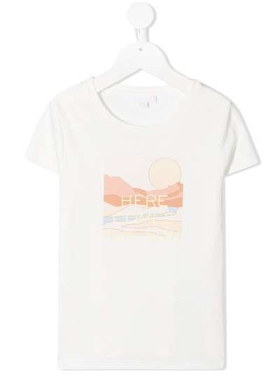 Chloé Kids футболка Here Comes The Sun