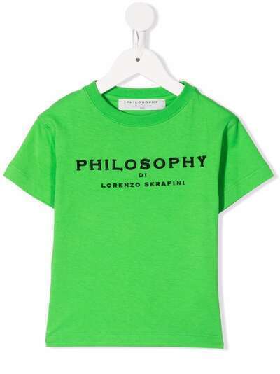 Philosophy Di Lorenzo Serafini Kids футболка с вышитым логотипом